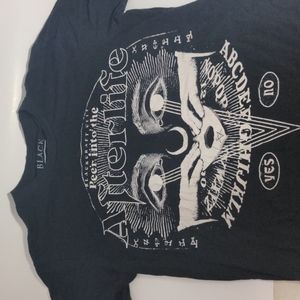 Black craft ouija peer into the afterlife medium unisex shirt black goth